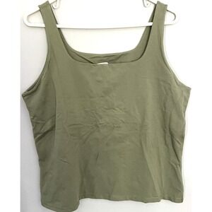 J.Jill Tank Top Womens XL Caper Stretch Scoop Neck Jersey Layering‎ Style NWT